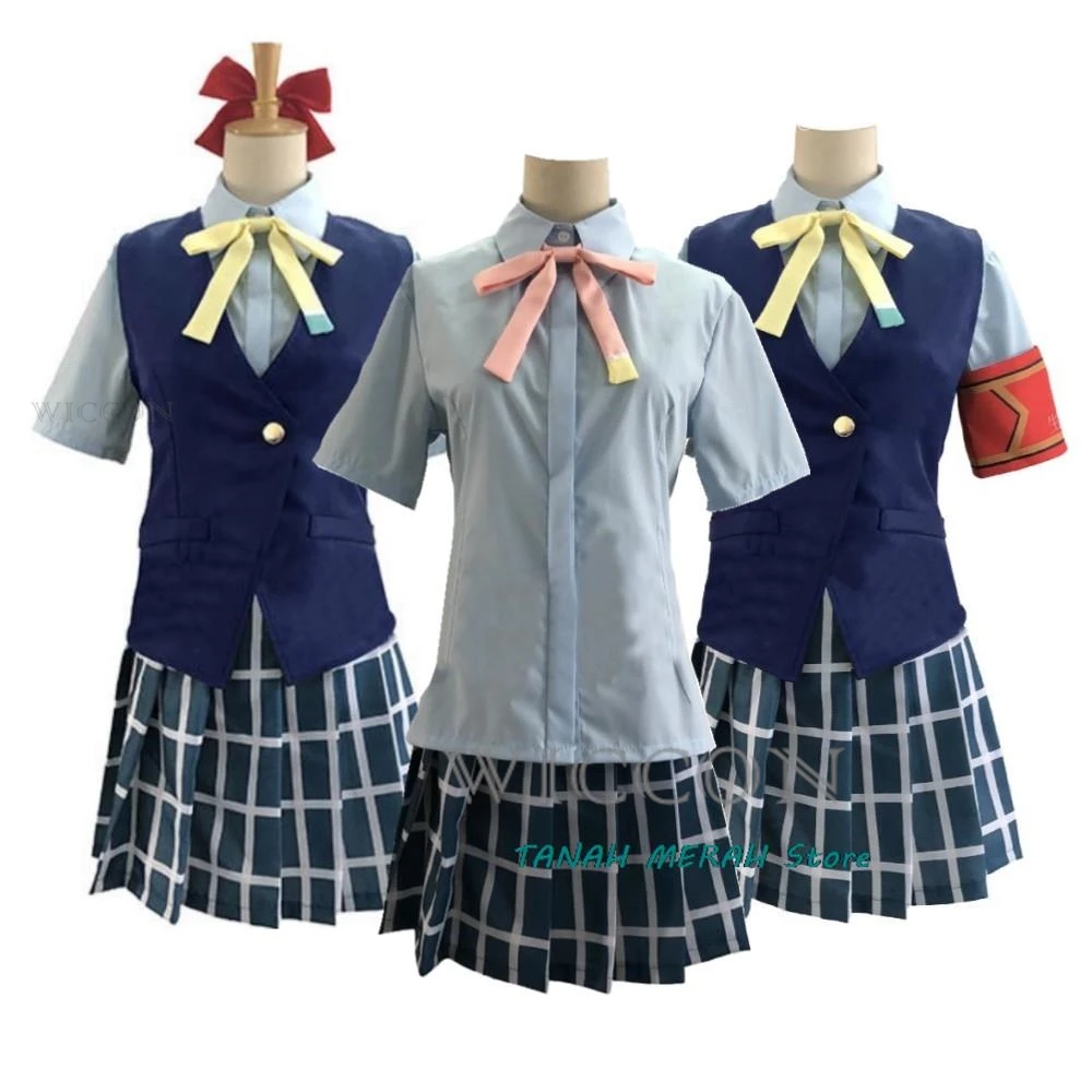 Anime Takasaki Yu Ousaka Osaka Shizuku Mifune Shioriko LoveLive Love Live! Nijigasaki High School Idol Club Cosplay Costume Suit