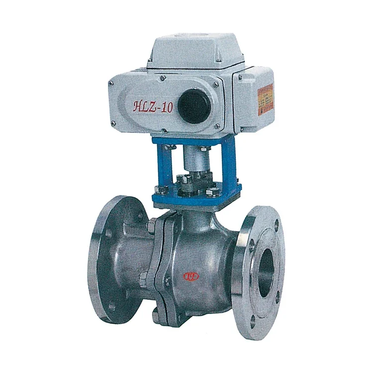 TF WCB body electric ball valve flange ball valve stainless steel soft seal ball valve