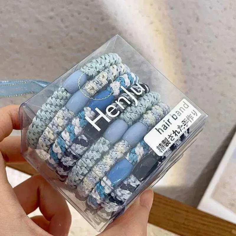 2026 New Erling Haaland Hair Ties 8-Pack Premium Elastic Ponytail Holders No-Snag Durable Rubber Bands for Bun & Pony