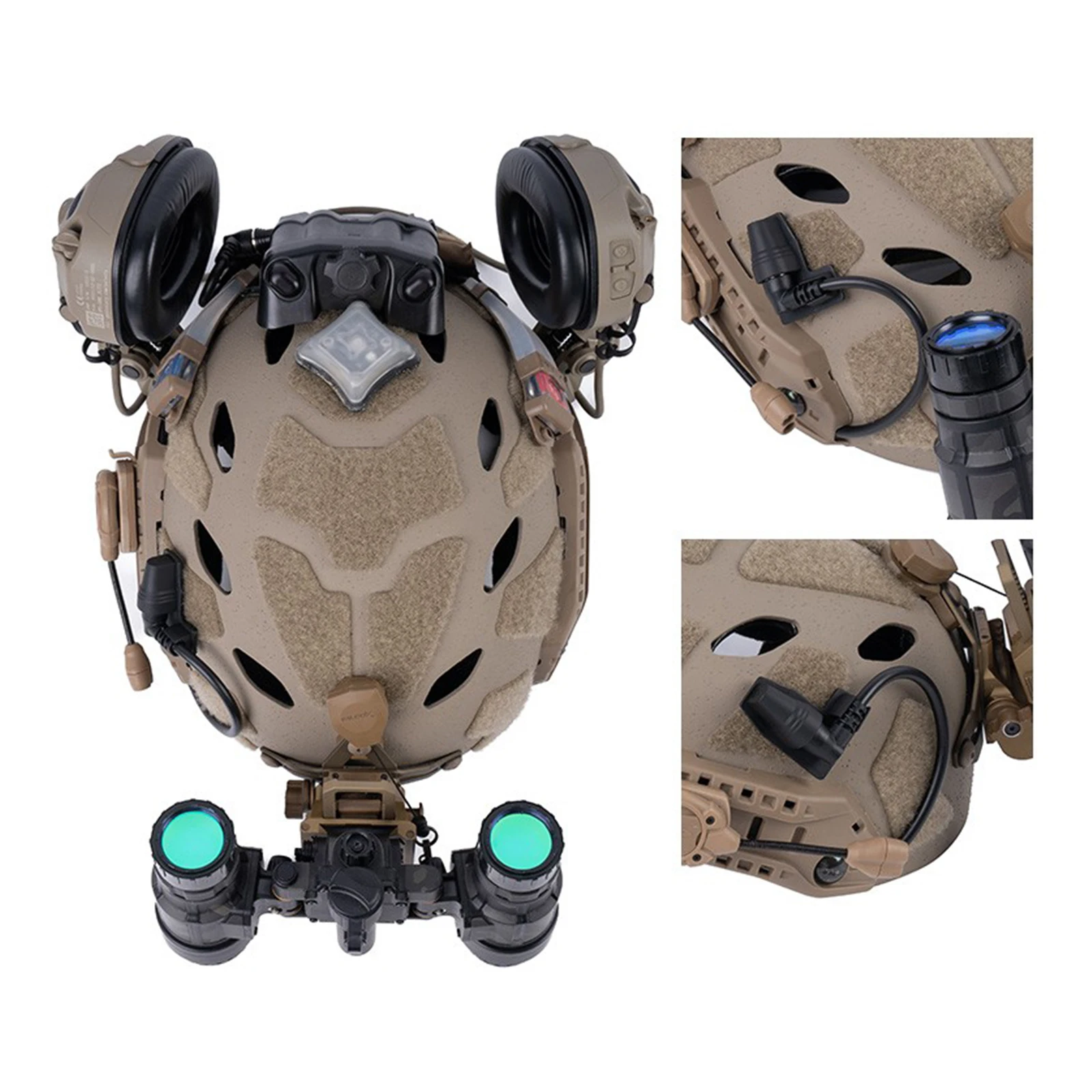 NVG-Stromstecker-Adapterbasis, leichte Stromstecker-Montagebasis, Batteriepack-Kabelanschlusshalterung für NVG Airsoft & Wargame