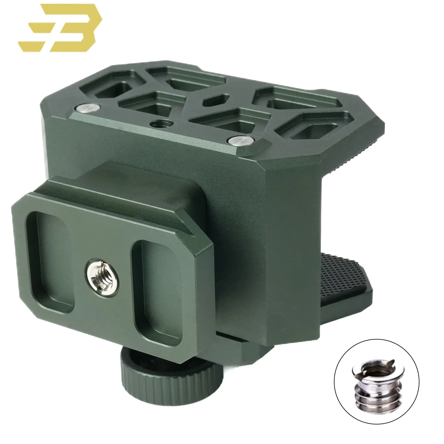 CNC سبائك الألومنيوم اطلاق النار السرج ترايبود التكتيكية قابل للتعديل تصاميم بندقية المشبك للصيد والرماية في الهواء الطلق براك #6