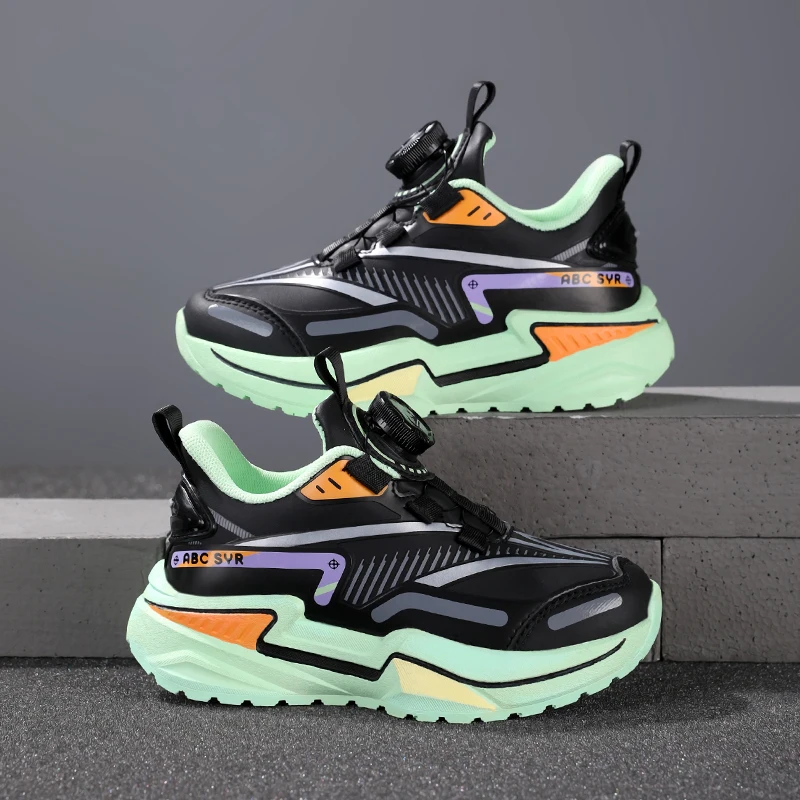 

Новая осенняя износостойкая детская спортивная обувь с поддержкой отскока, кроссовки для бега, защита ног и амортизирующая повседневная обувь