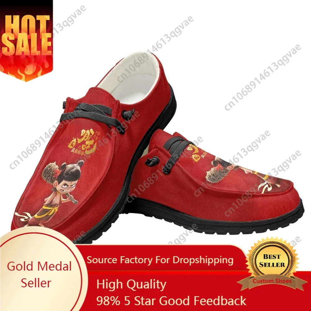 

Nezha 2 Devil Boy Conquers The Dragon King Casual Shoes Flat Shoe Men Woman Breathable Outdoor Lightweight Footwear Custom Shoes