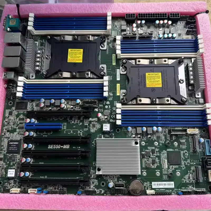 Yongqing-Station de travail serveur double canal 3647, génération C621, super micro X11ug I, prend en charge 8 cartes graphiques, 240W, nouveau