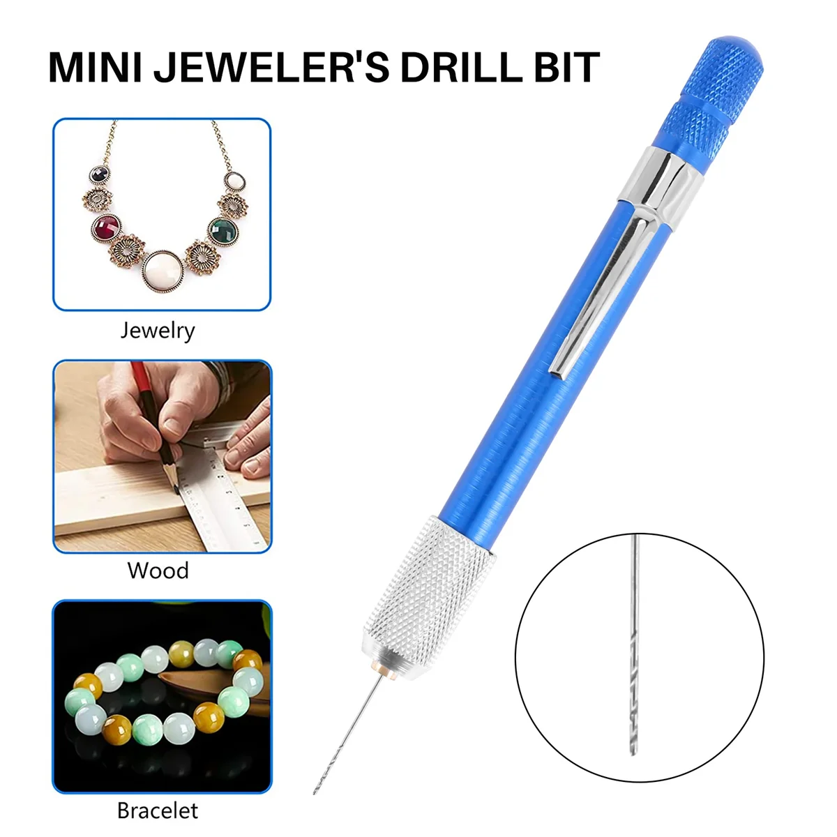 17Pc Fijn Klein Genummerd 61-80 Mini Juwelier Boor Set Pin Bankschroef