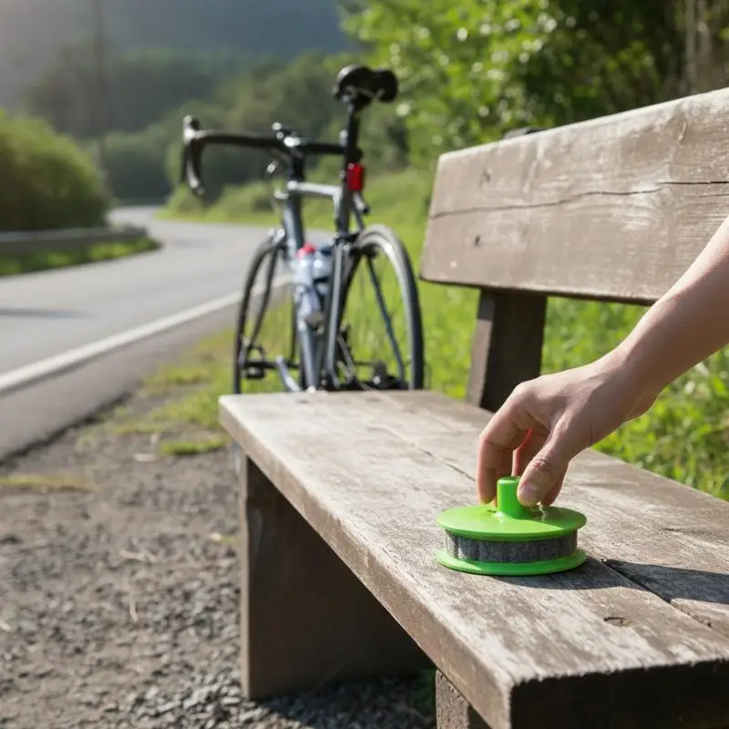 Tragbarer Fahrradkettenöler mit Rollen, Universeller Schmierstoffapplikator, Auslaufsicheres Design für die Wartung von Mountainbikes und Rennrädern – Detail 5
