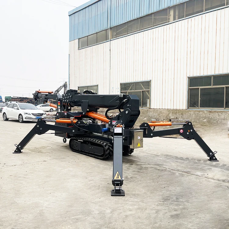 3 Ton Mini Spider Crane Factory Construction Spider Crane 3 Ton Lifting Equipment for Construction Site Professional Hoist Pro
