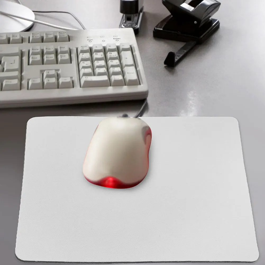 

20PCS 18x22x0.3 Sublimation Blank Sublimation Mouse Pad Blanks Desk Mat Stable Non Slip Rubber Gaming Computer