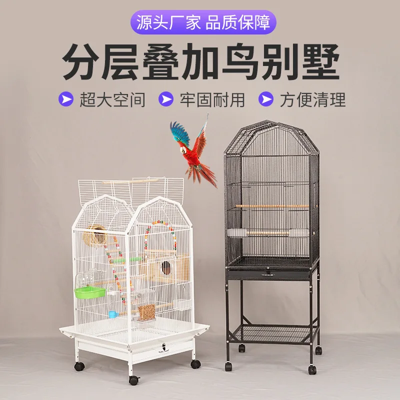Directly from the manufacturer all kinds of metal bird cages, pet cages, multi-functional group bird cages, senior bird