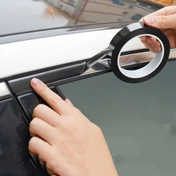 Car -modified color film, High brightness black carbon fibrous PET car interior and exterior sticker, body mid -net modification