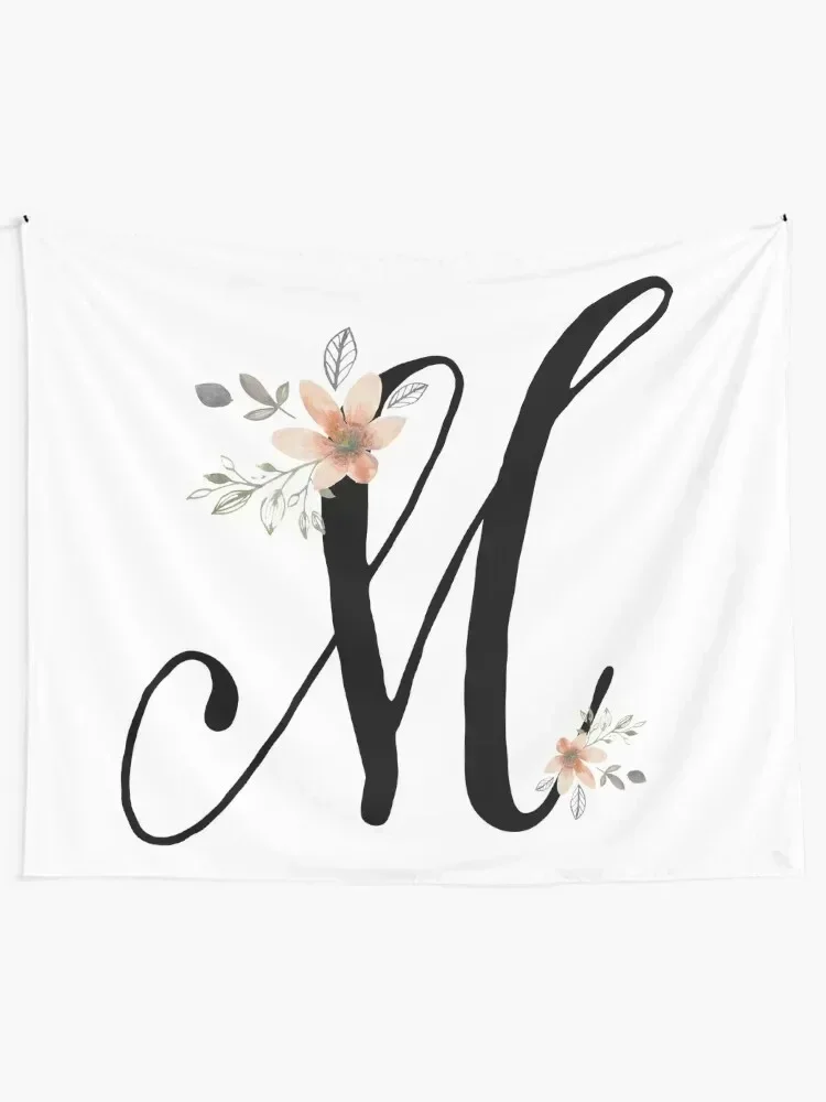 

Monogram M Tapestry Aesthetic Room Decorations Mushroom Tapestry