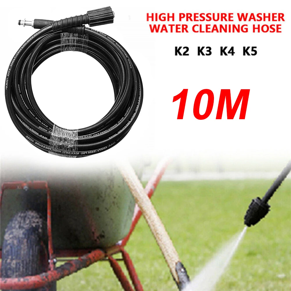 6-15M Car Washer Hose 5800PSI Pipe Cord M22 Pressure Washer Water Pipe Cleaning Extension Hose for Karcher K2 K3 K4 K5 Washer