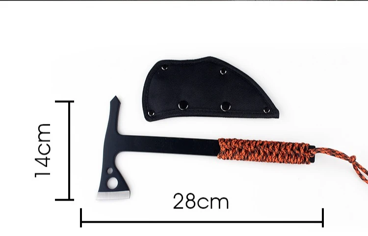 Hache tactique de Camping multifonctionnelle en plein air, coupe de montagne, hache de lutte contre l'incendie