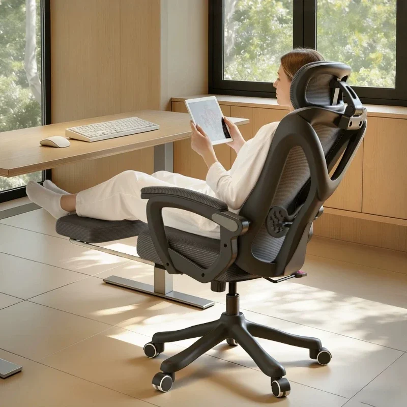 Armchair Ergonomic Office Chair Boss Bedroom Rolling Office Chair Accent Lounge Swivel Lazy Chaise De Bureaux Office Furniture