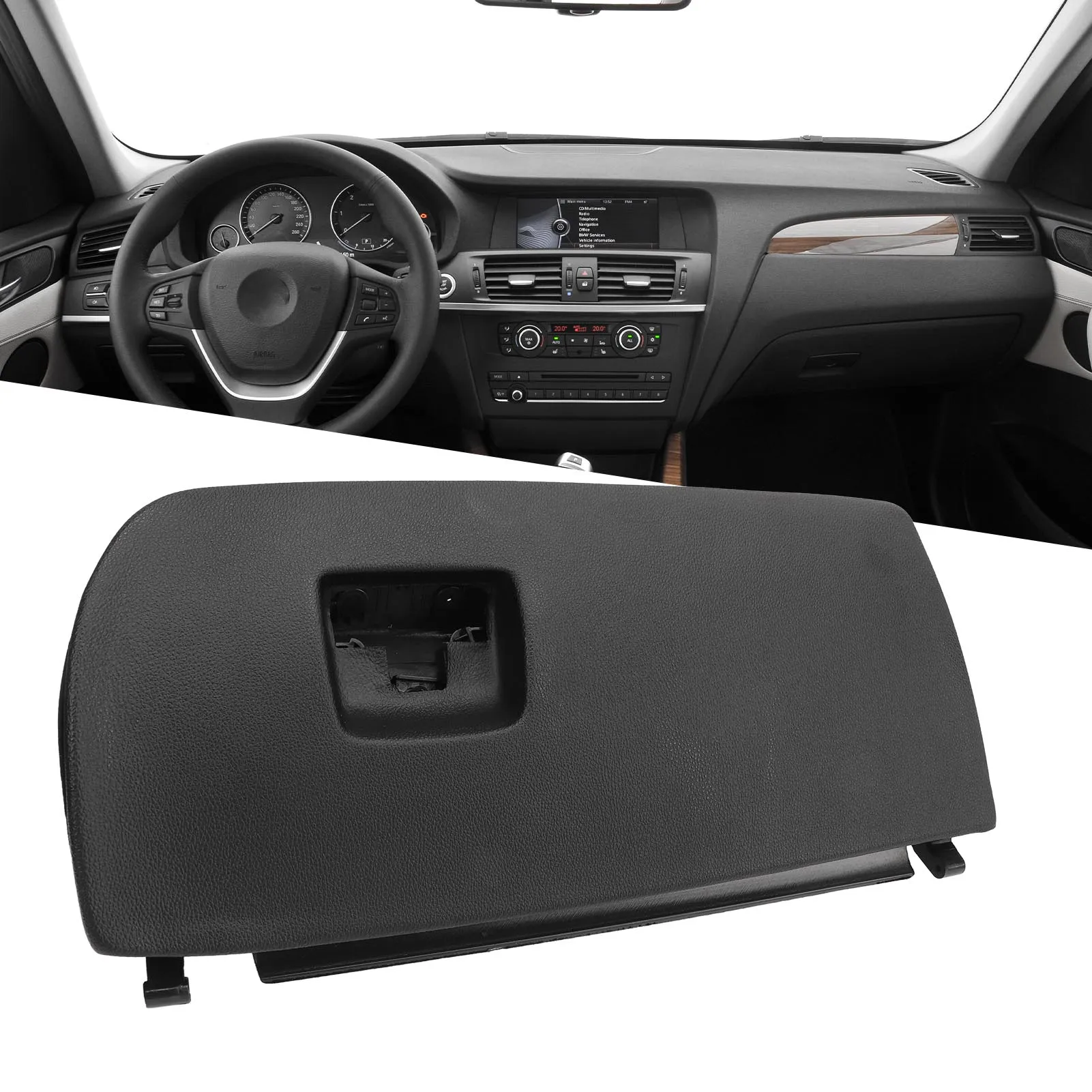 

Car Glove Box Lid 51166839000 Black Front Smooth Opening Dash Glove Box Door Lid For X3 X4 Front Glove Box Lid Glove Box Lid