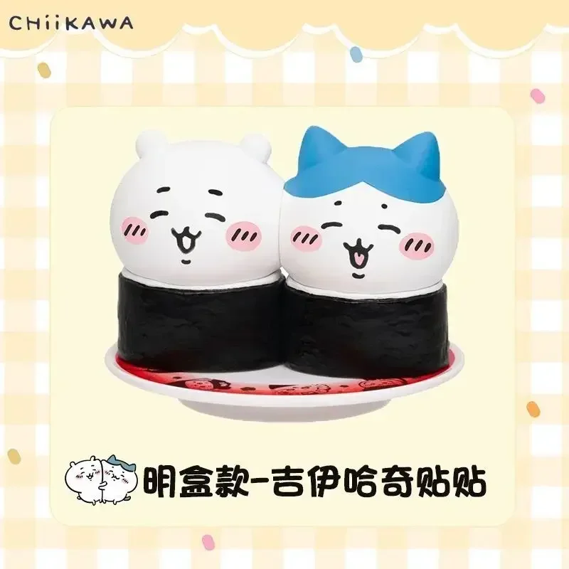Chiikawa Sushi Co-Branded Limitierte Luftschiff-Puppe, Mini-Schreibtischdekoration von Chiikawa Usagi Hachiware, Anime-Sammlerstück Geschenk – Detail 6