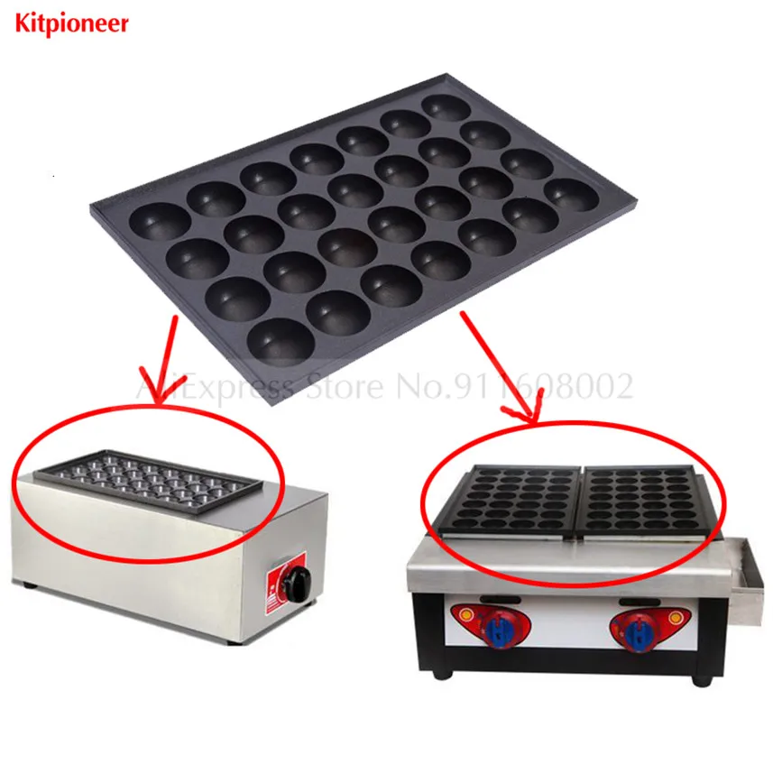 Octopus Balls Tray Nonstick Grill Plate Of Takoyaki Taiyaki Waffle Maker Parts Japanese Grill Pan 28 Holes