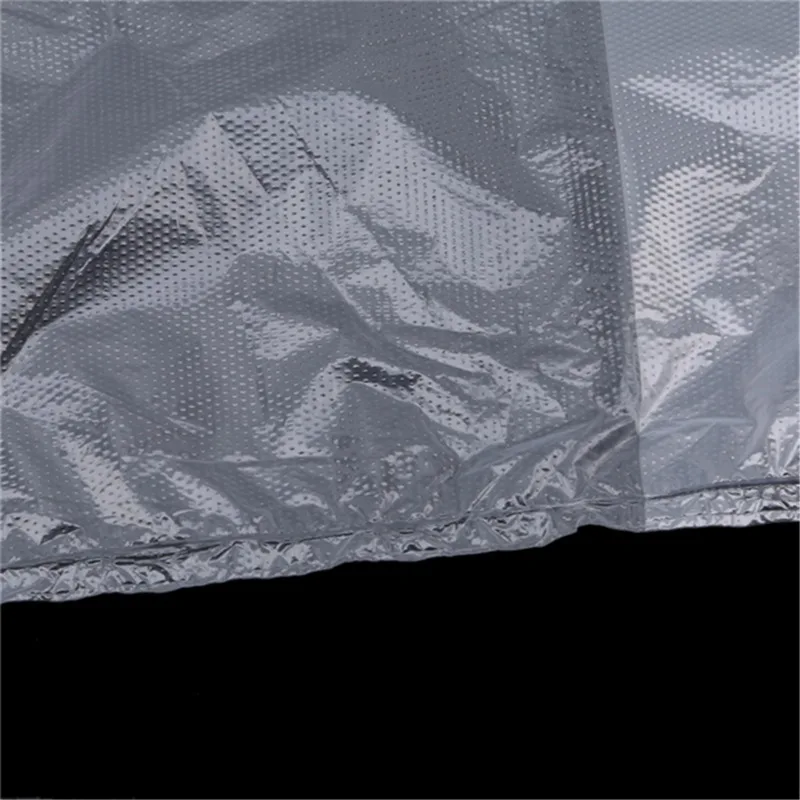 New 100Pcs Transparent Bags Supermarket Plastic Bags With Handle Shopping Bag Large Food Packaging