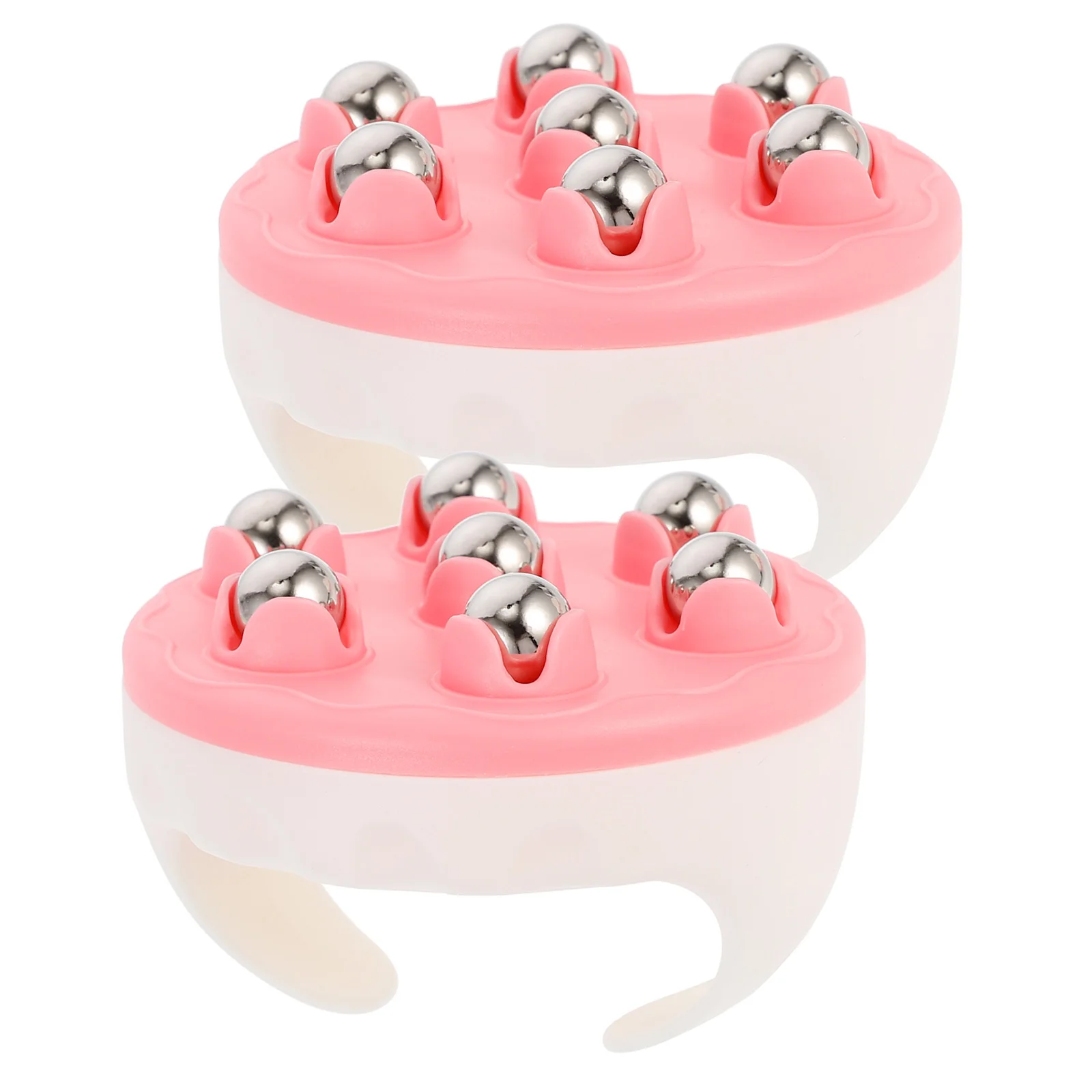 

2pcs Leg Slimming Massage Brush Roller Handheld Tool Deep Tissue Muscle Relief Portable Body Foot Shoulder Pain PP Carbon Steel