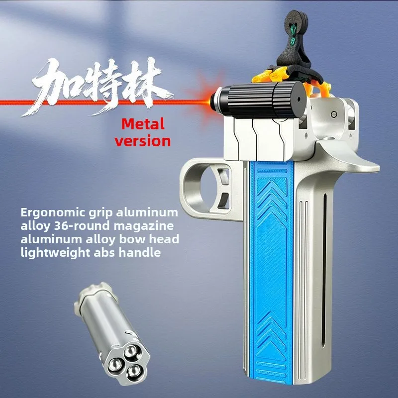 Metal Magazine Automatic-fire Outdoor 3D PRINT PLASTIC Slingshot Outdoor Shooting Competitions Practical Use 8MM Steel Balls EDC