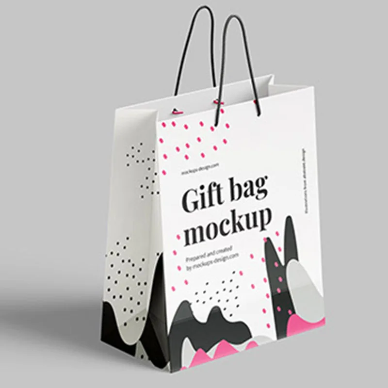 

custom Customize Design Kraft Fancy Shopping Paper Bag Printing Gift Custom OEM Craft Gsm Item Time Industrial Surface Packagin