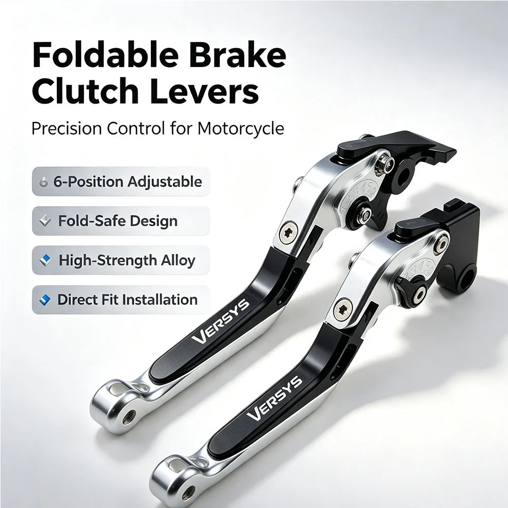 For Kawasaki Versys 1000 Versys 1000SE 2019-2023 Motorcycle Brake Clutch Levers CNC Aluminum Adjustable Folding Extendable Set K