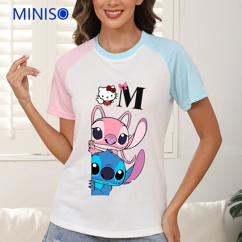 

Short Sleeve Printing Clothes Disney Classic IP Simple Women's T-Shirt Soft Fabric Ladies Korean Reviews Many Clothes 2025 New