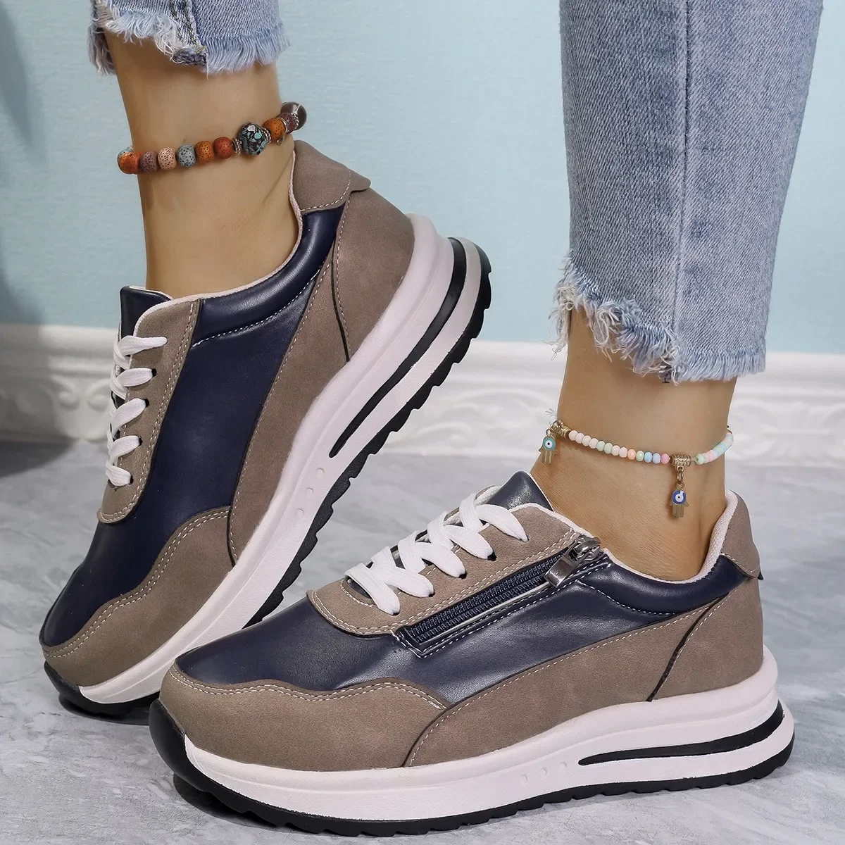 pop-2025-new-fashion-women's-chunky-sneakers-mix-color-platform-sports-shoes-for-women-thick-sole-zipper-running-shoes-zapatos-m