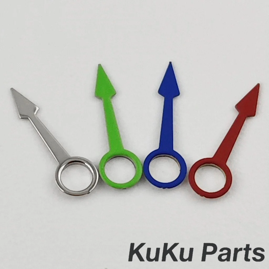 8.5mm relógio mãos nh34 ponteiros gmt mãos para nh35 nh34a 4r34 movimento relógio mecânico acessórios peças nh34 gs sem luminoso