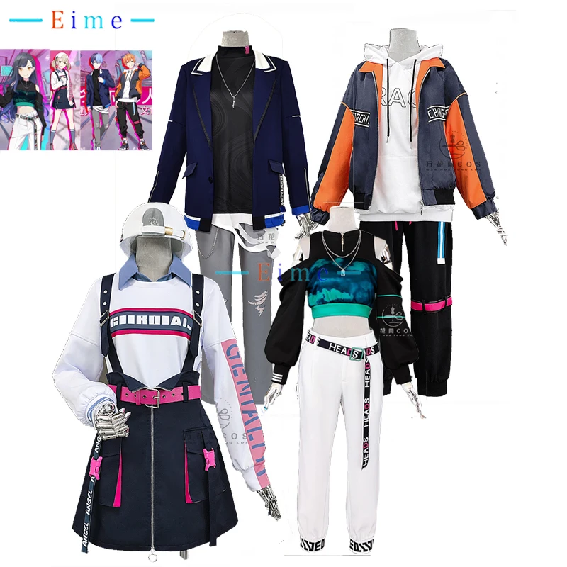 

PJSK Azusawa Kohane Shiraishi An Shinonome Akito Aoyagi Toya Cosplay Costume Project Sekai Cosplay Halloween Uniform Custom Made