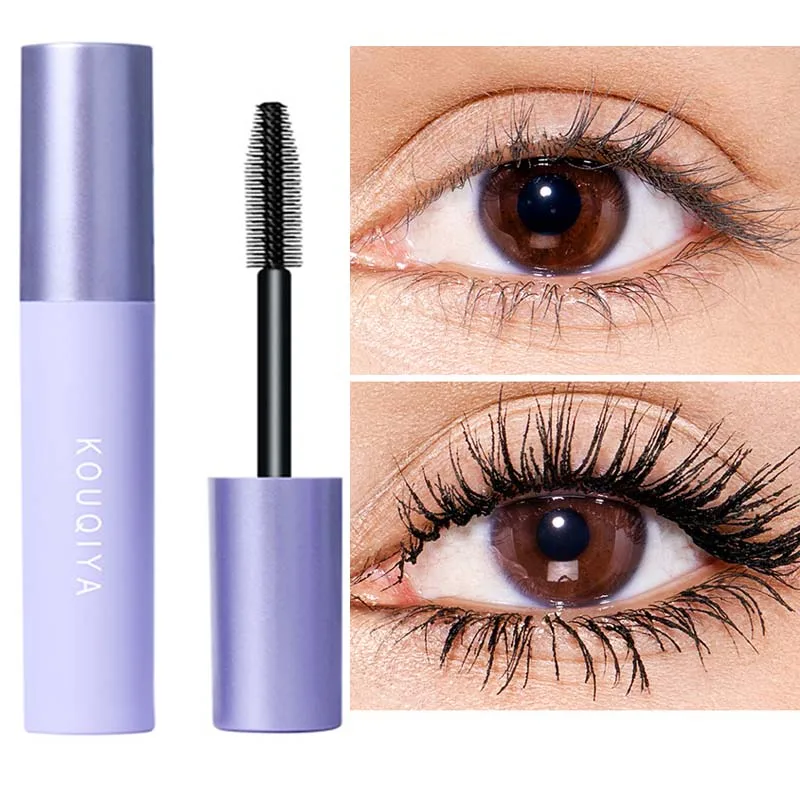 5D Silk Fiber Lash Mascara Waterproof Anti-sweat Non-smudge Mascara for Eyelash Extension Black Thick Eye Lashes Curler Cosmetic