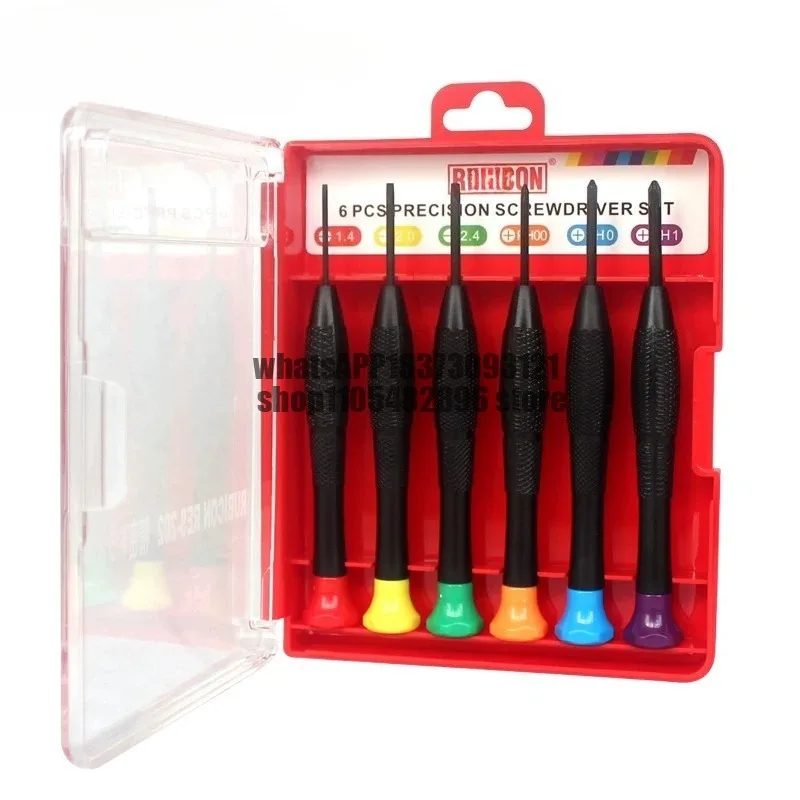 Precision screwdriver RES-202 watch batch cross 6 pcs