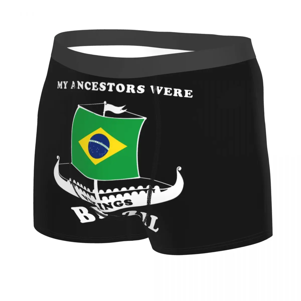 My Ancestors Were Vikings Brazil Underwear Men Breathbale Brazilian Proud Boxer Briefs Shorts Panties Soft Underpants For Male