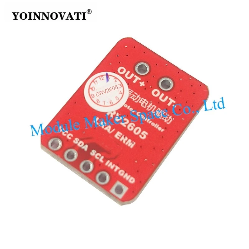 DRV2605 Linear Vibration Motor Driver Module for ERM/LRA Haptic Feedback, 2-5V I2C Control