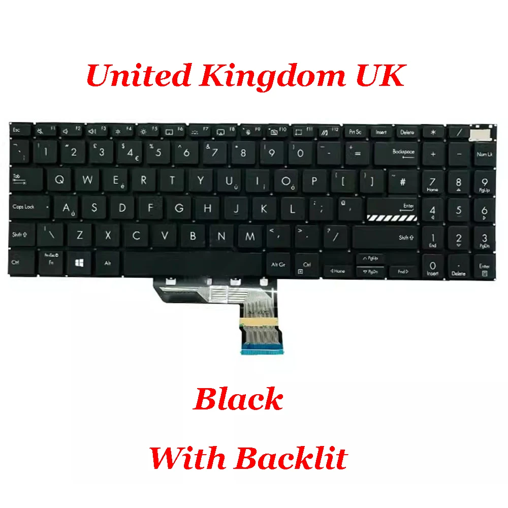 

Клавиатура JP\UK\US для ASUS Vivobook PRO15 M6500 M6500Q M6500QB M6500QC M6500QE M6500QH M6500QF M6500IH M6500RC M6500RE M6500XU