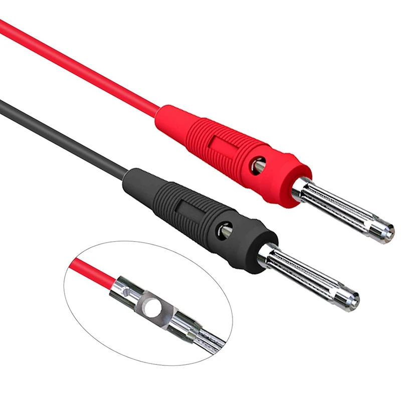 4Mm High Current Banana Plugs Stackable 32A Screw Type Solderless Banana Connector Adapter