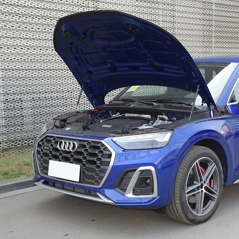 SQ5 Style ABS Auto Front Bumper Down Grille Fog Light Lamp Frame Grill for Audi Q5 Q5L Sportback 2021 - 2024 Car Accessories