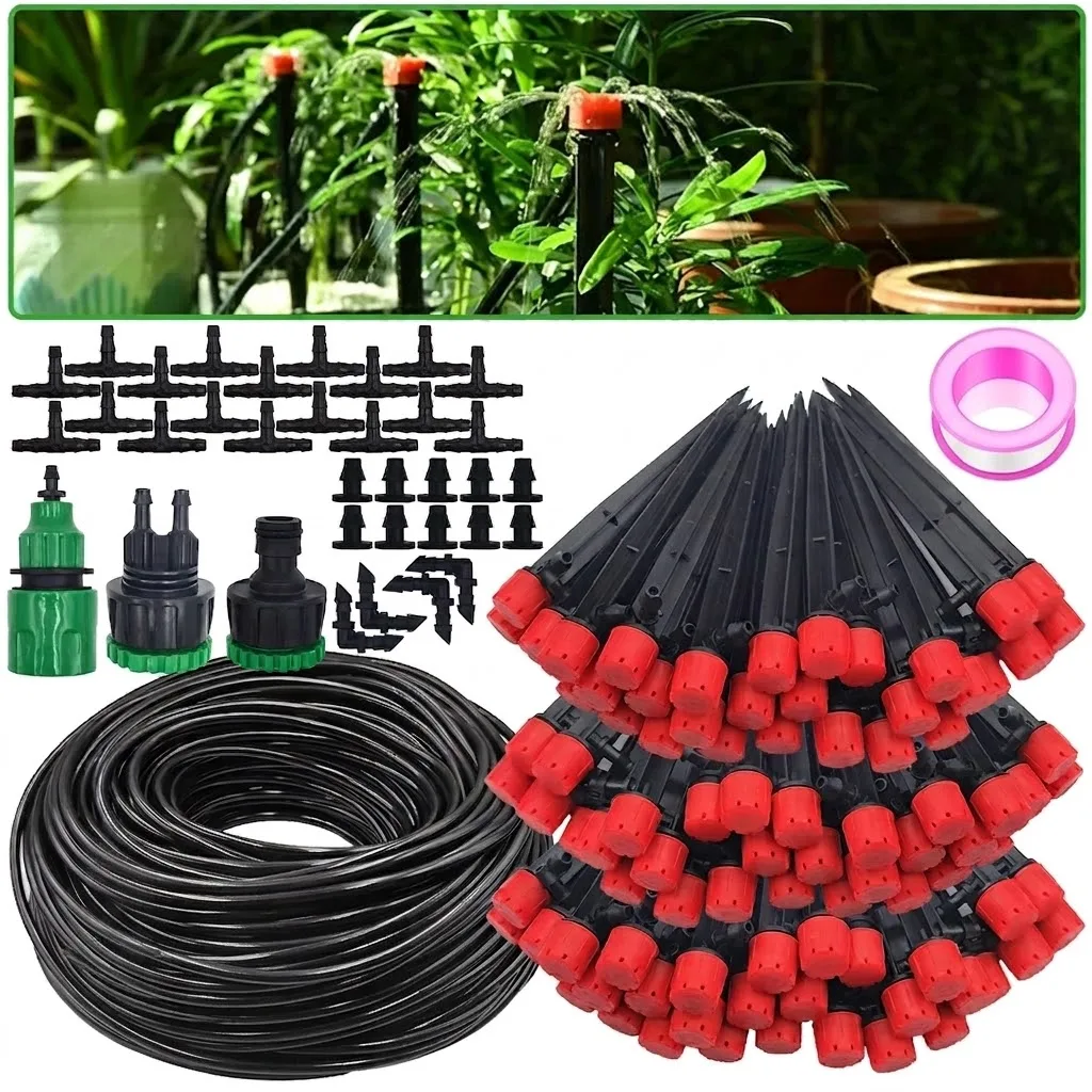 Automatic Watering System Kit 1/4 Inch 13CM Sprinkler For Bonsai Pot Plant Garden Drip Irrigation Flower Vegetable Greenhouse