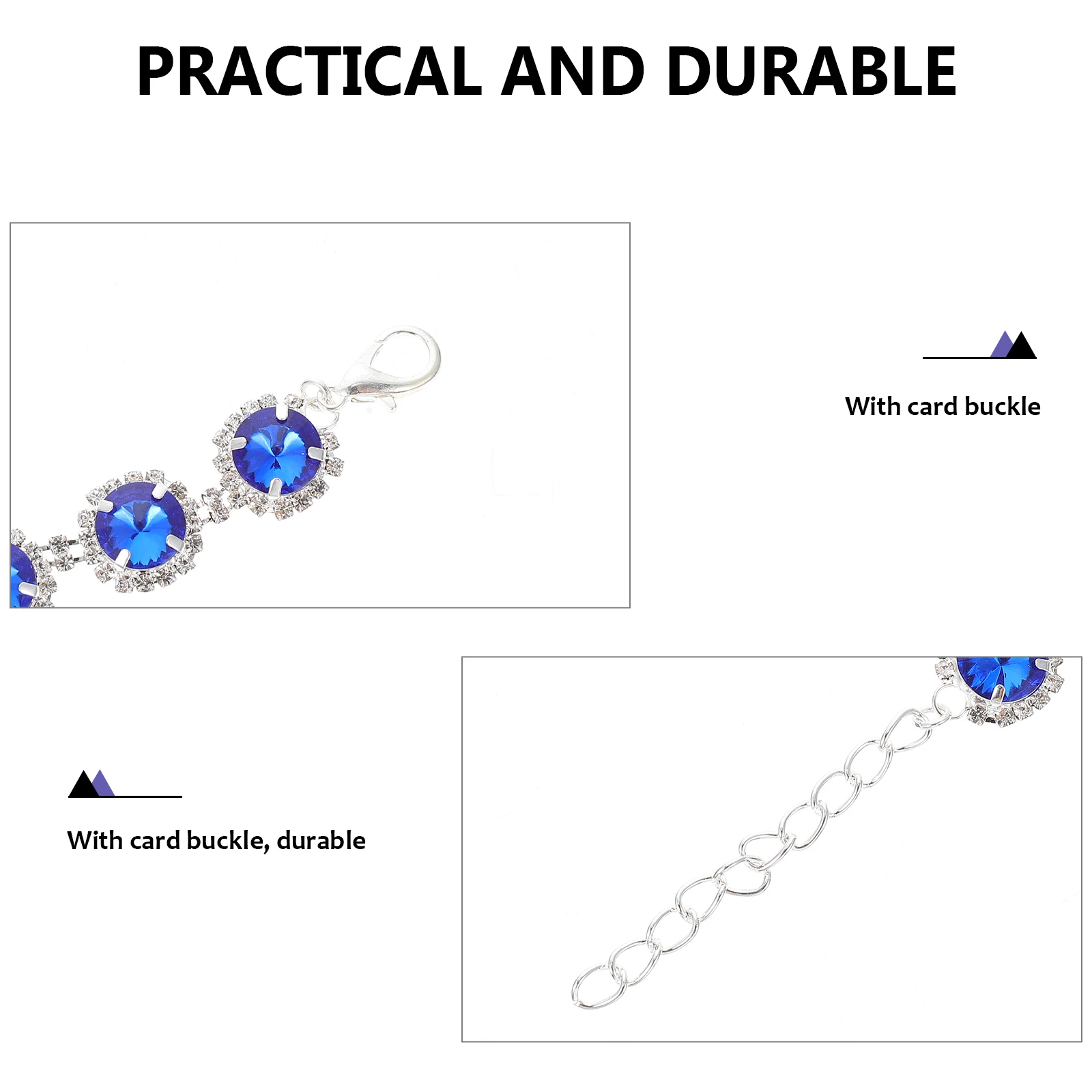 

Pet Necklace Decorative Dog Collar Delicate Kitten Small Puppy Rhinestones Silver Plated Satellite Stone Comfortable Party
