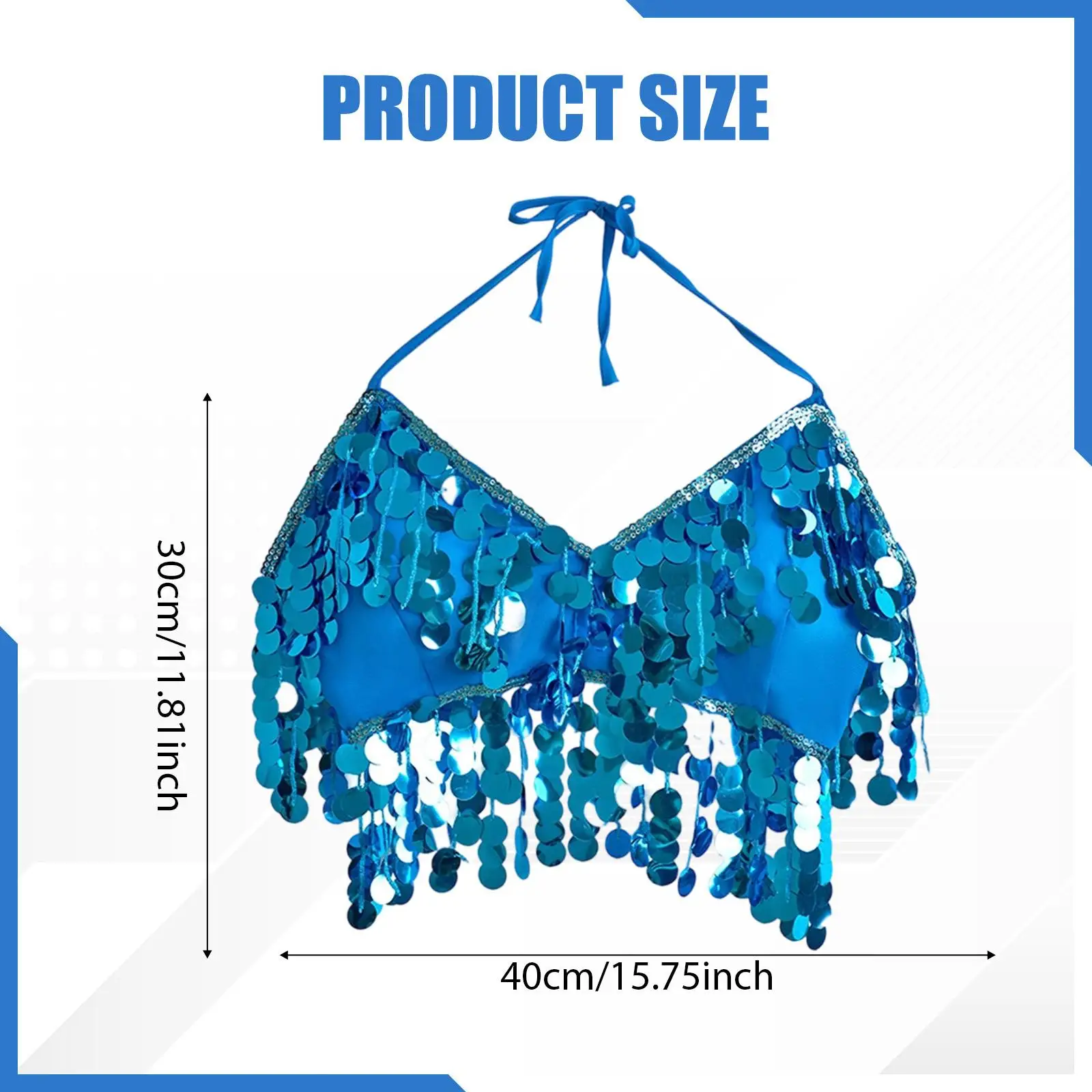 Belly Dance Bra Top Clubwear Carnival Gift Eye Catching Accessories Dance Outfit