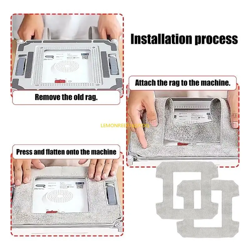 M7DF Очистка тряпичная ткань для швабры для W1 W1S Window Vacuum Cleanser замена робота для робота аксессуары для очистки