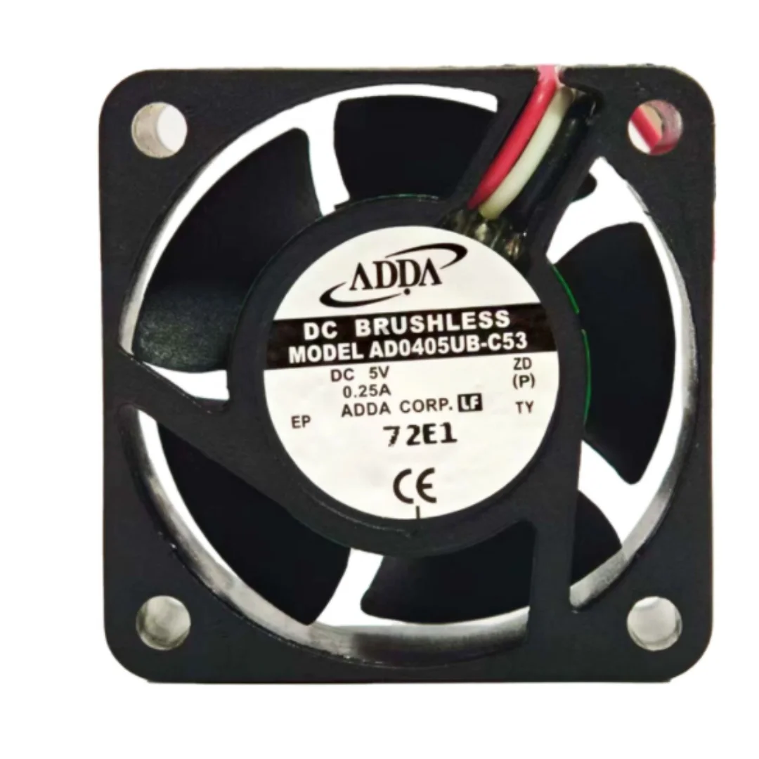 

ADDA AD0405UB-C53 DC 5V 0.25A 40x40x28mm 3-Wire Server Cooling Fan