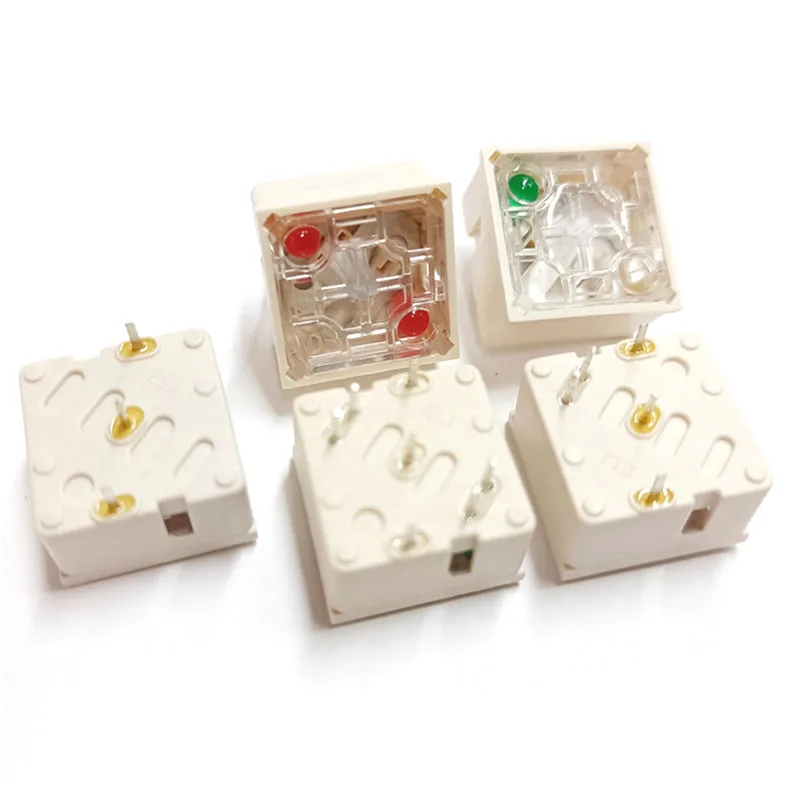 5PCS SH Salecom Button SW LT1-15-A0/A1/A2 Light Touch Switch With 7 Pins 15x15 Without Light Strip With Lighted Keyboard Buttons