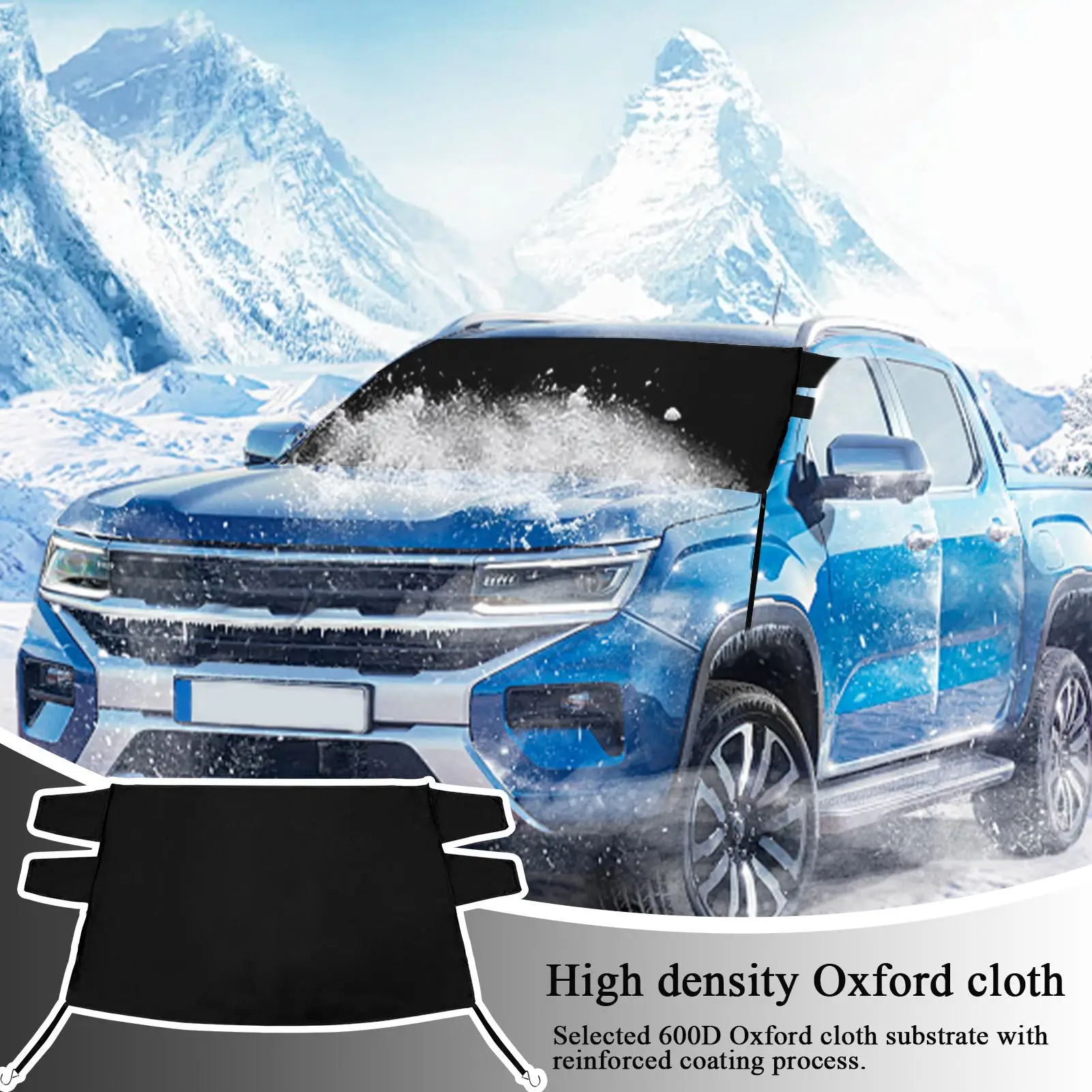 

Snow Cover For Car Windshield Snow Windshield Cover For Car Heavy-Duty Protective Automotive Protector Waterproof Guard For Heat