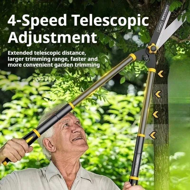 Durable Labor-saving Garden Hedge Trimmer Heavy-Duty Convenient Grass Branch Shear Lawn Pruning Bush Trimming Landscaping