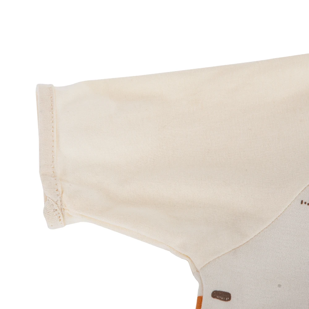 كيس نوم من القطن الخالص بأكمام قصيرة وساق مقسمة طبقة واحدة للطفل قابل للتنفس ومضاد للركل وحركة مجانية وبئر #4