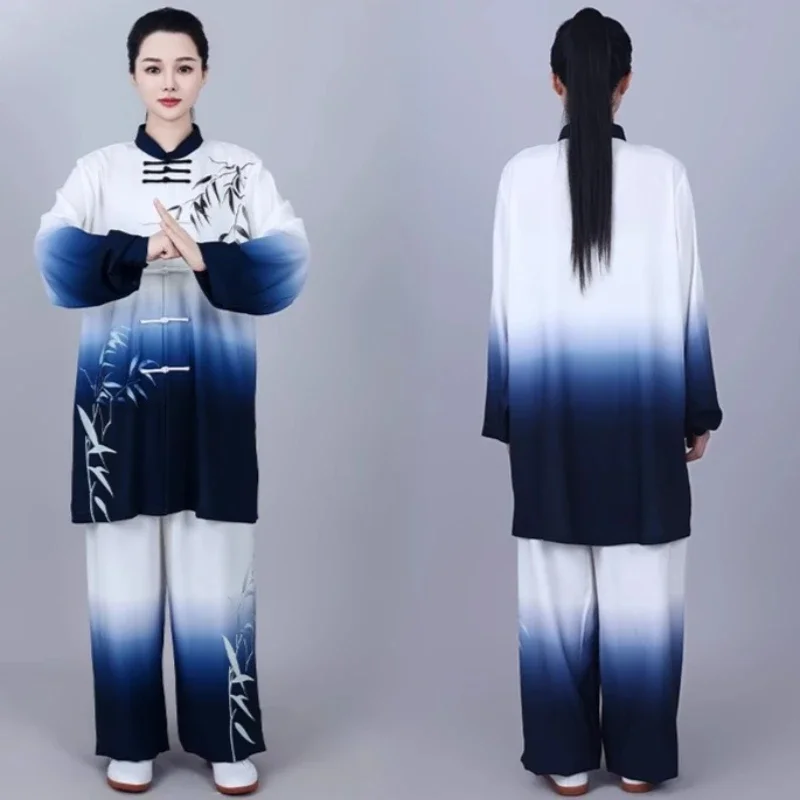 Chinese Traditional Tai Chi Uniform Wushu Kung Fu Clothing Adults Martial Arts Wing Chun Suit Taichi Performance Tang Suit Taiji