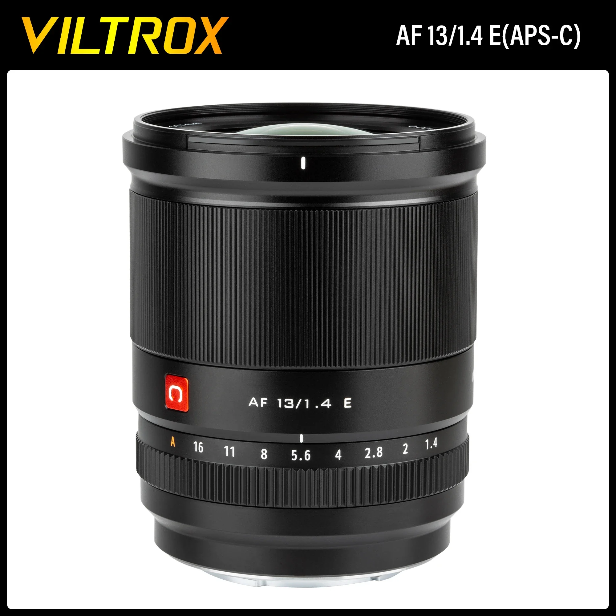 

Viltrox Lente De Enfoque Automatico Para Camara S Ony E, Lente Gran Angular De 13mm, 23mm, 33mm, 56mm, F1.4, APS-C Vlog