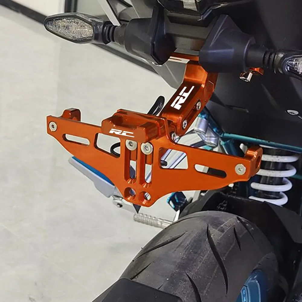 

Motorcycle Rear License Plate Number Holder Turn Signal Lights For RC125 RC200 RC250 RC300 RC390 2014-2016 2017 2018-2022 2023