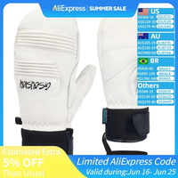2025 Sport Warm Gloves Protective Winter Adult Cotton Skiing Snow Mittens Woman Man Waterproof Windproof Snowboarding Gloves